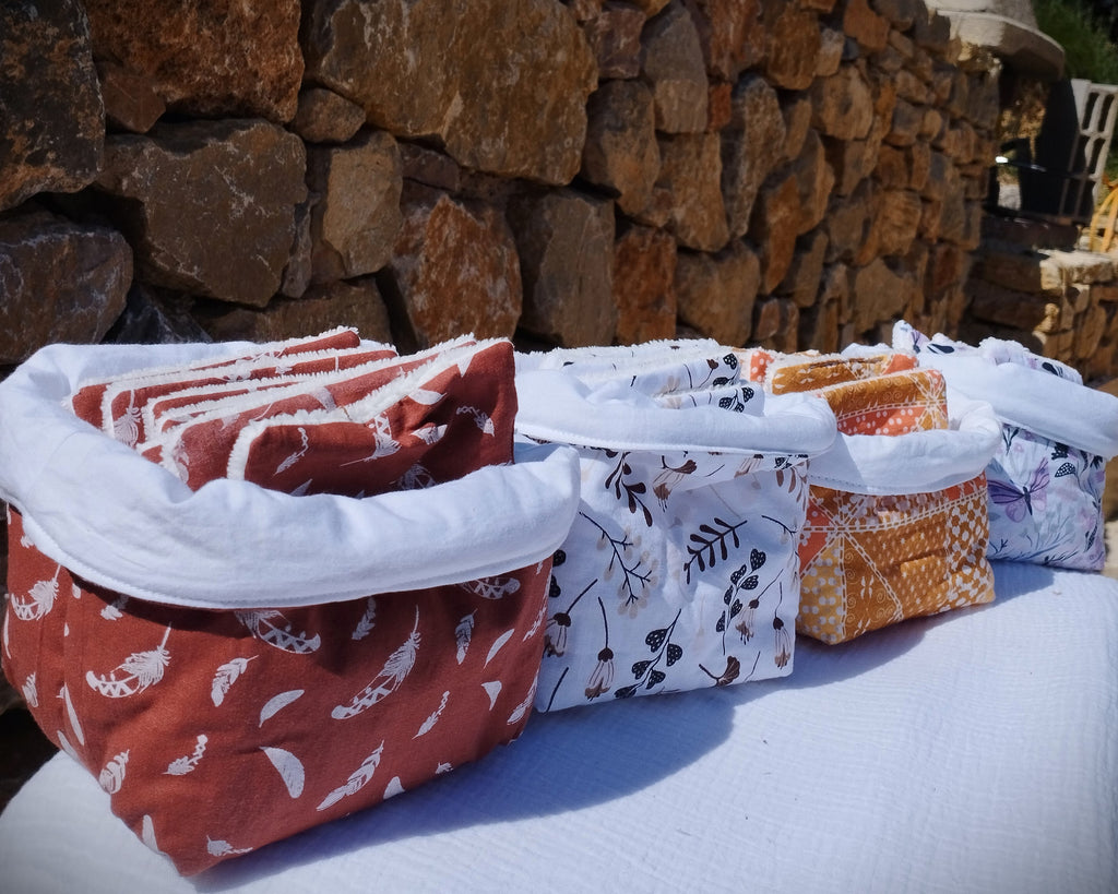 Ensemble: La panière + 10 lingettes