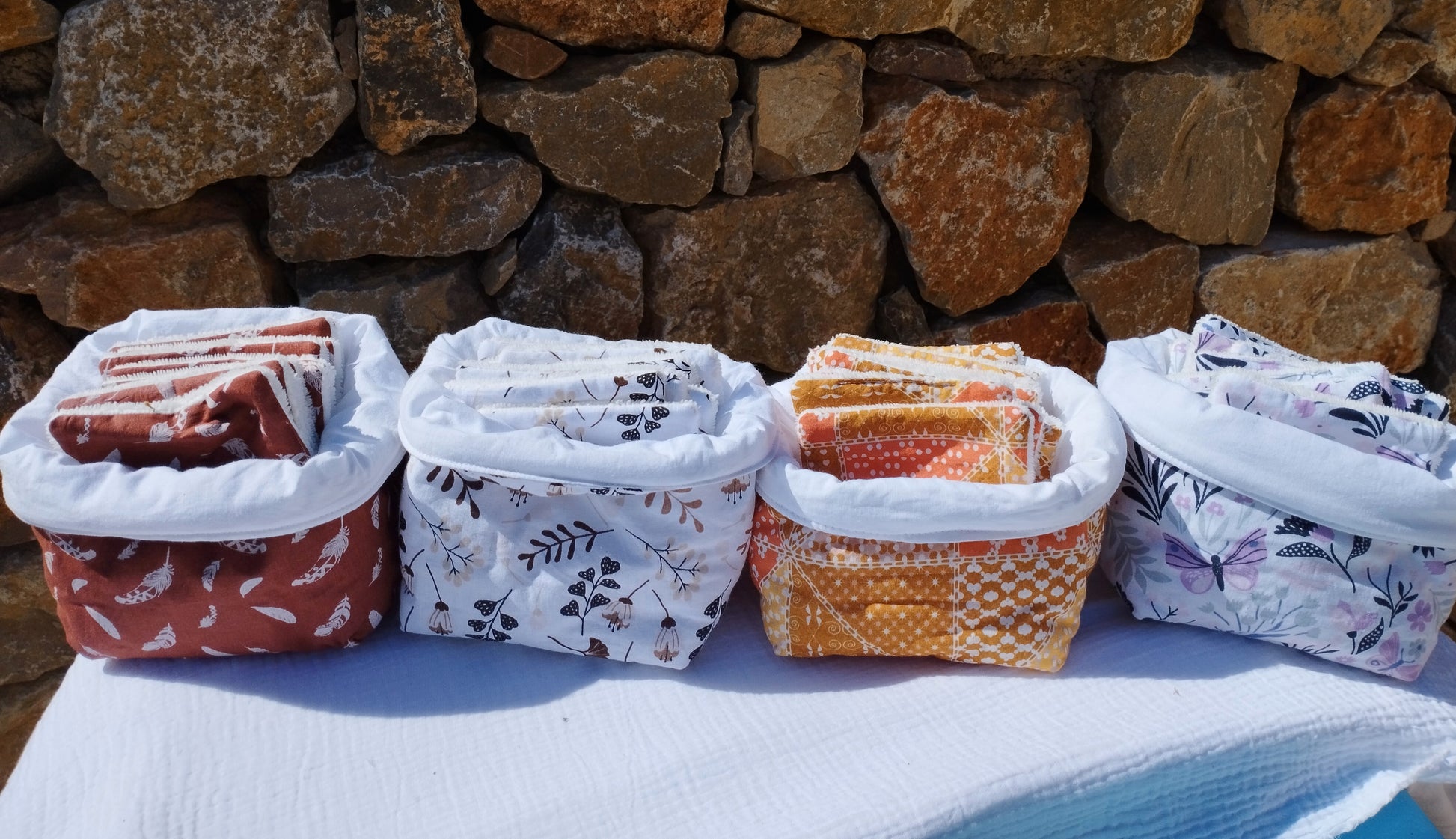Ensemble: La panière + 10 lingettes