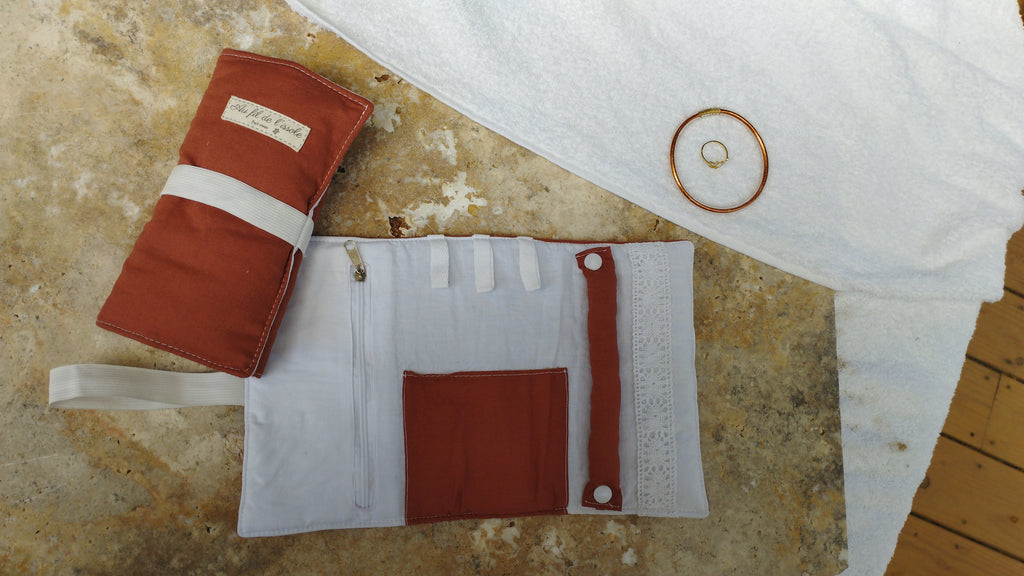 Pochette à bijoux Terracotta