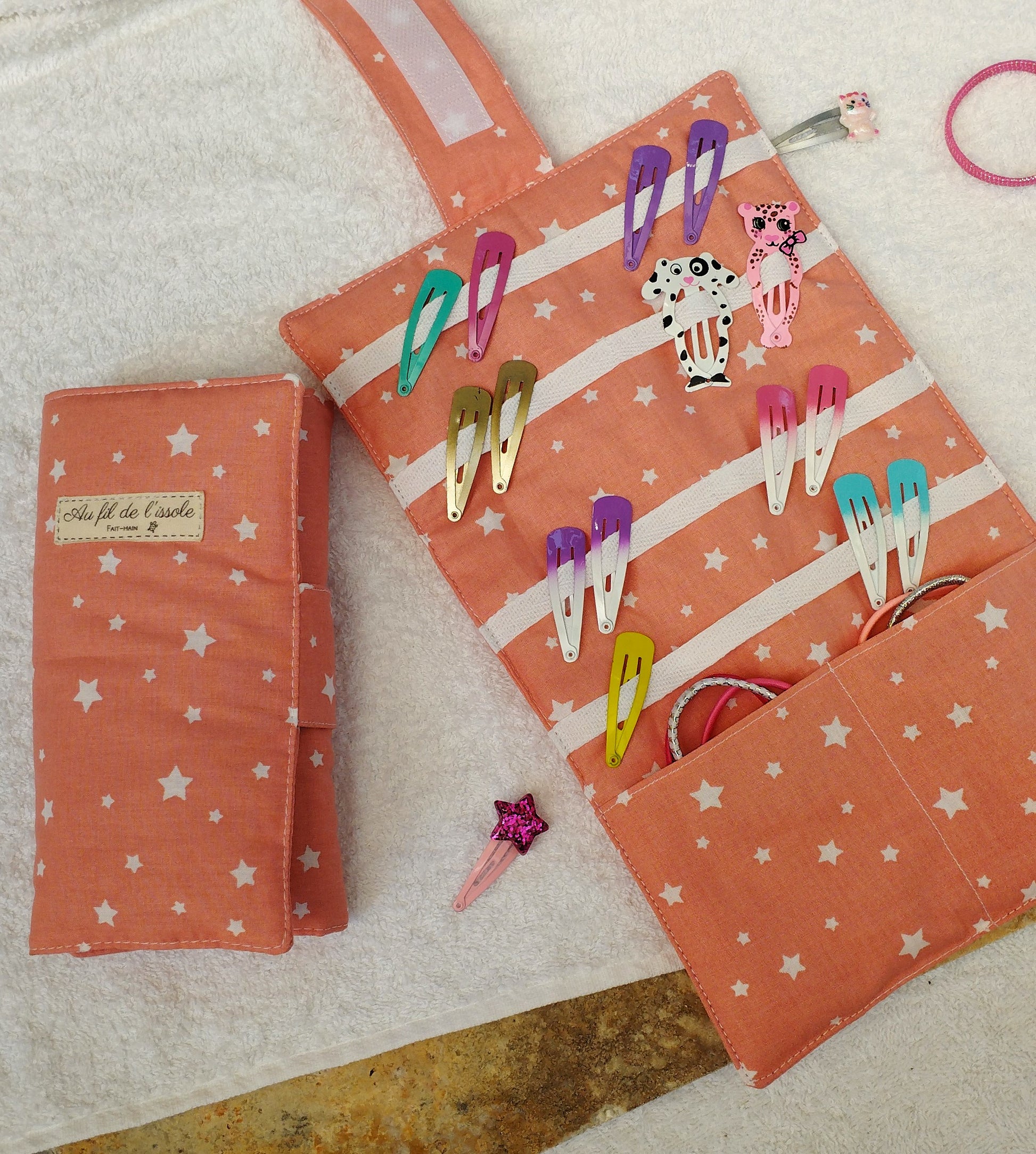 Pochette à barrettes