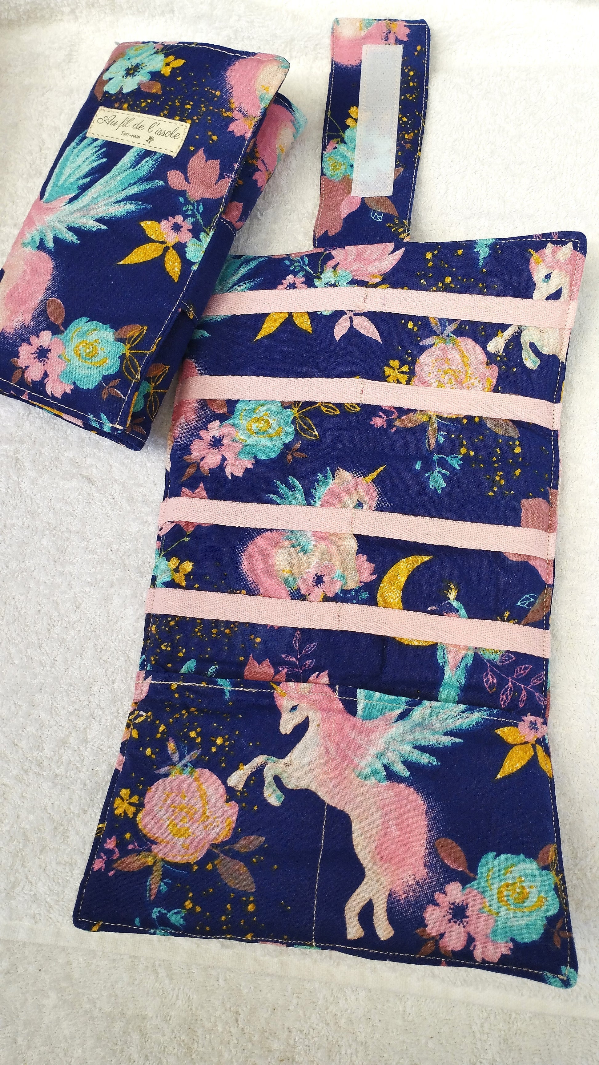 Pochette à barrettes