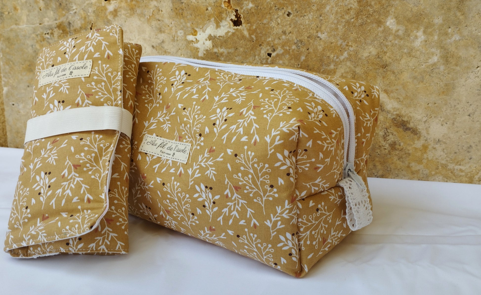 Pack Voyage – Trousse de Toilette & Pochette à Bijoux Assorties