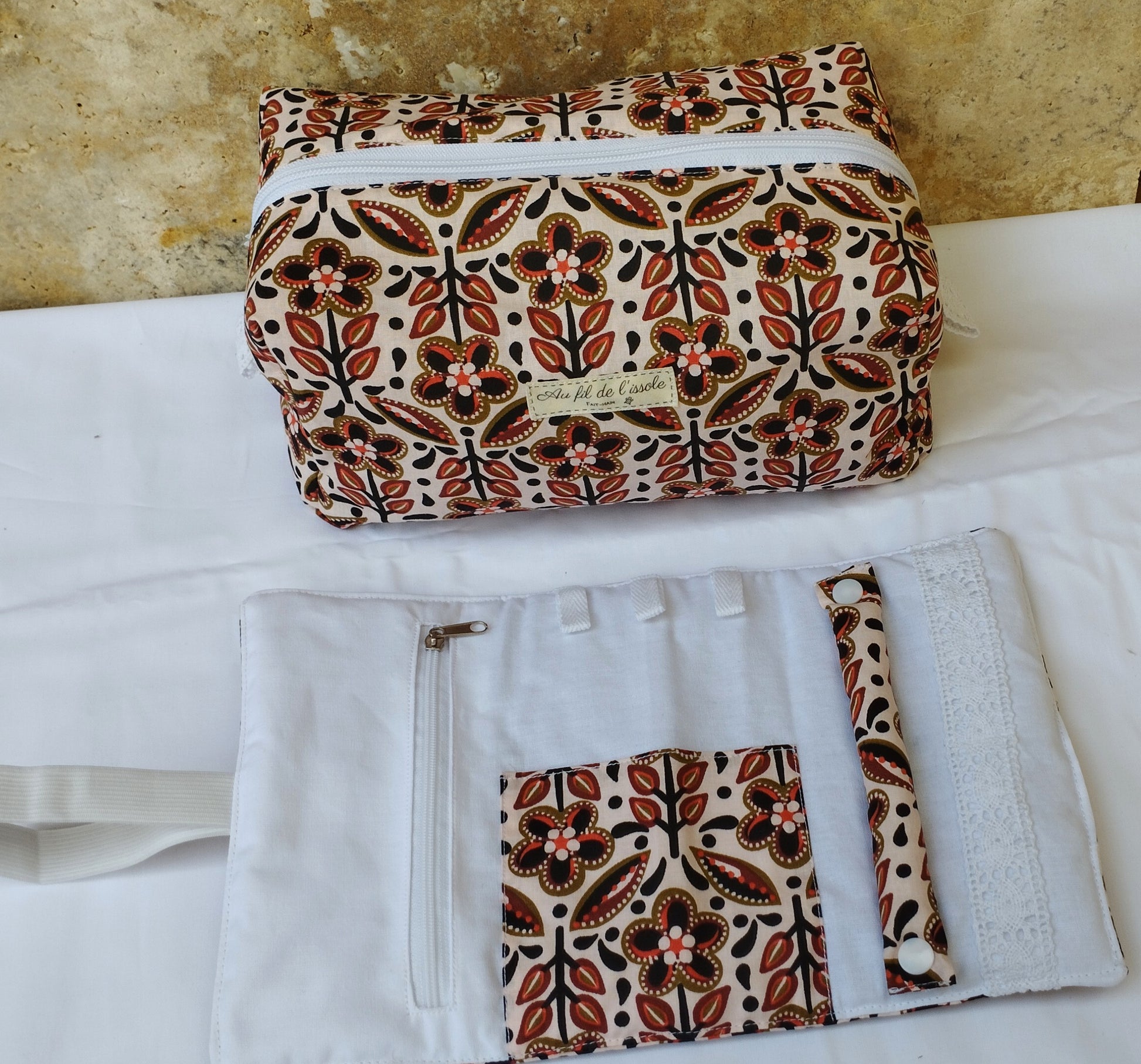 Pack Voyage – Trousse de Toilette & Pochette à Bijoux Assorties