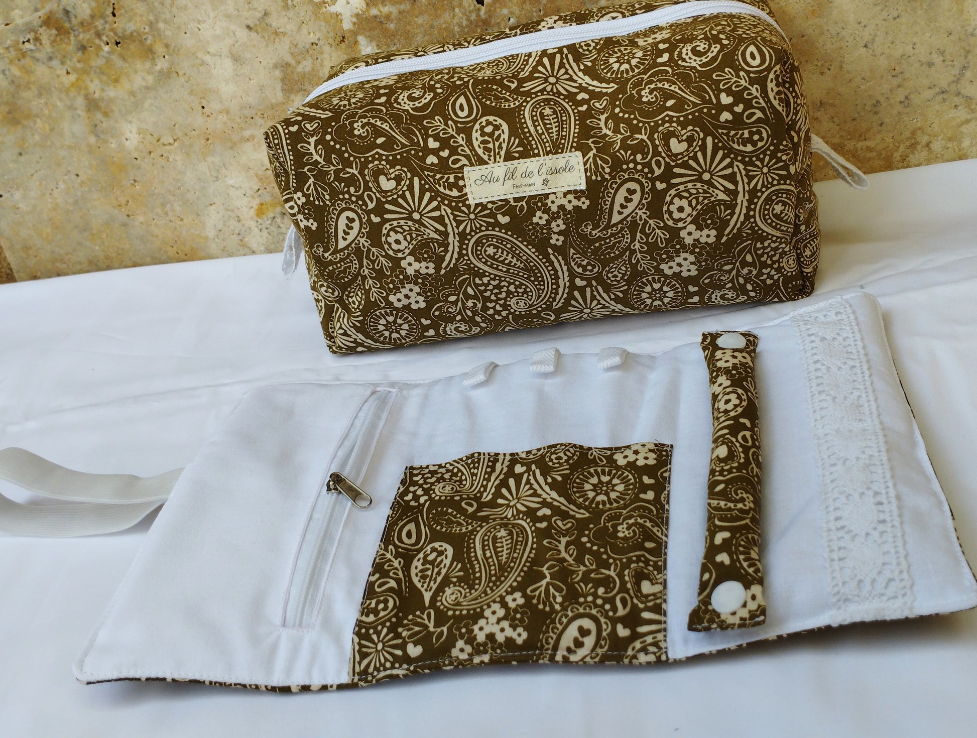 Pack Voyage – Trousse de Toilette & Pochette à Bijoux Assorties