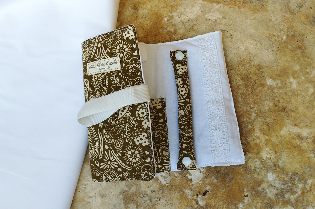 Pochette à bijoux Vintage Kaki