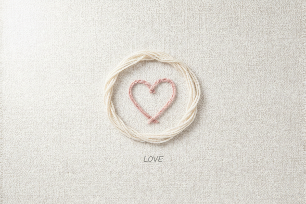 met en avant la saint valentin de facon minimaliste